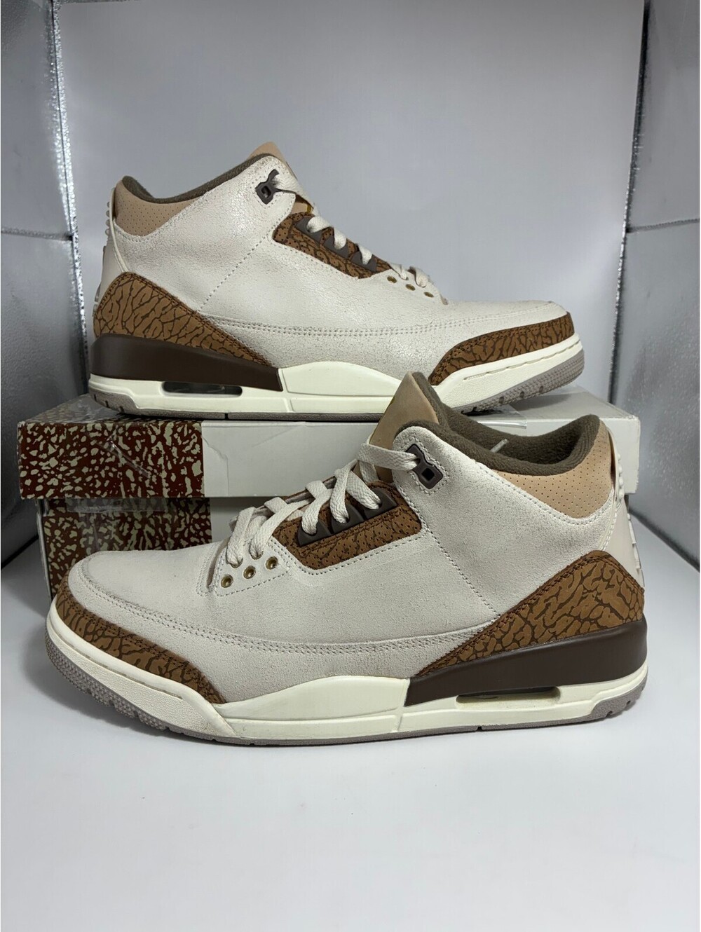 Size 10 - Nike Air Jordan 3 Retro Palomino Light Brown